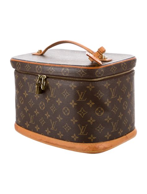 louis vuitton cosmetic case ebay|louis vuitton hard makeup case.